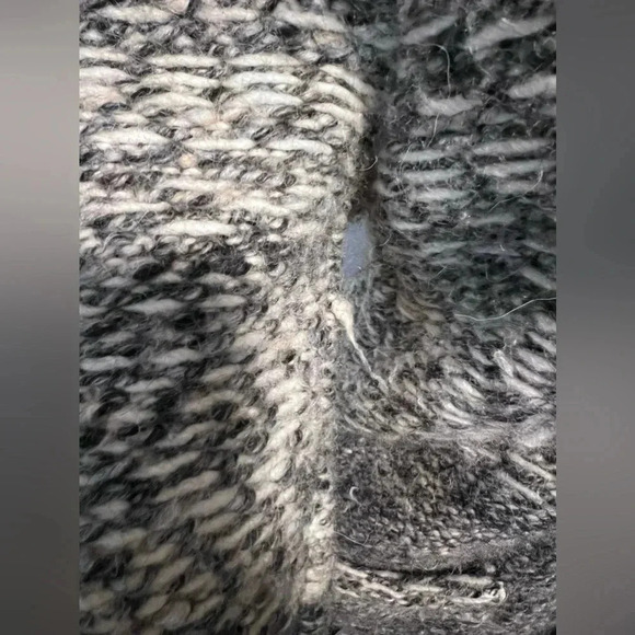 Wilfred | Chunky Knit Wool/Acrylic/Alpaca Button Up Caridigan | Size S - Picture 6 of 8